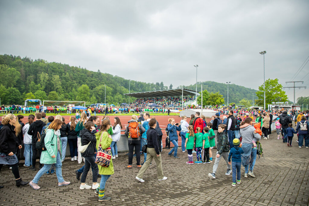 Minimarathon 2023 Bild aus dem Stadion