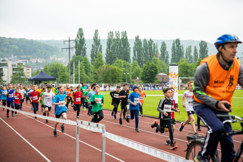 Minimarathon 2023 Bild aus dem Stadion