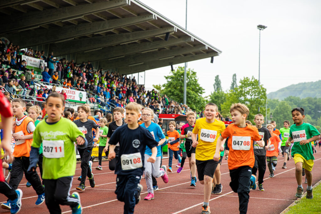 Minimarathon 2023 Bild aus dem Stadion