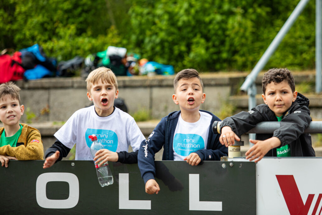 Minimarathon 2023 Bild aus dem Stadion