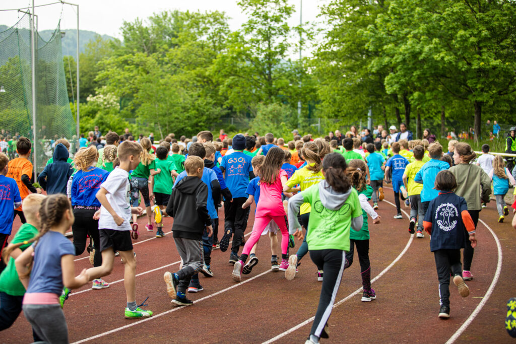 Minimarathon 2023 Bild aus dem Stadion