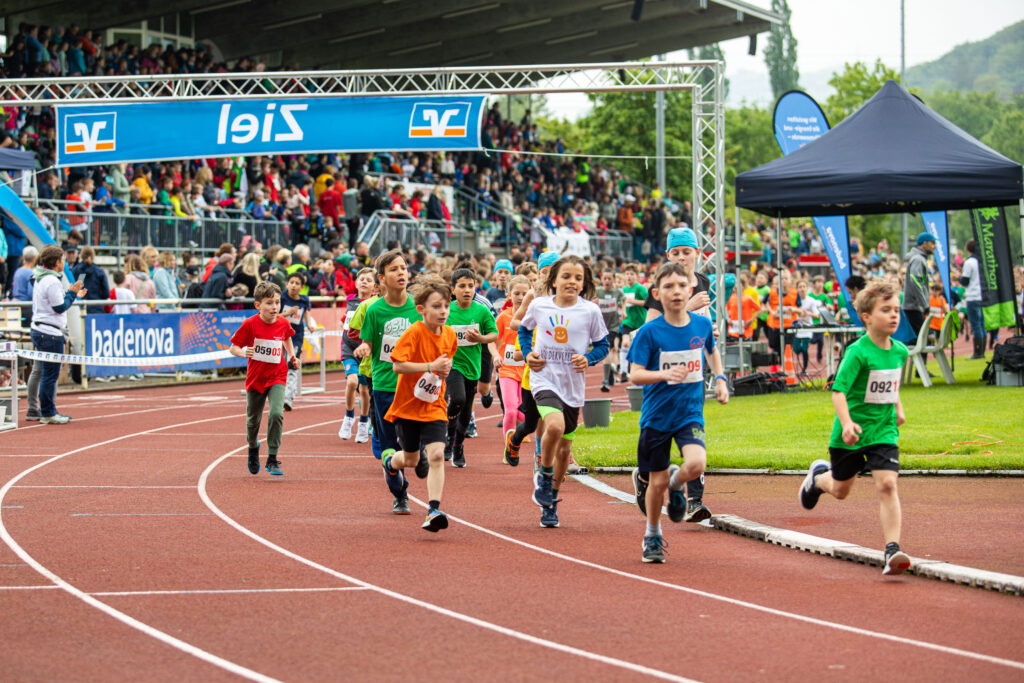 Minimarathon 2023 Bild aus dem Stadion