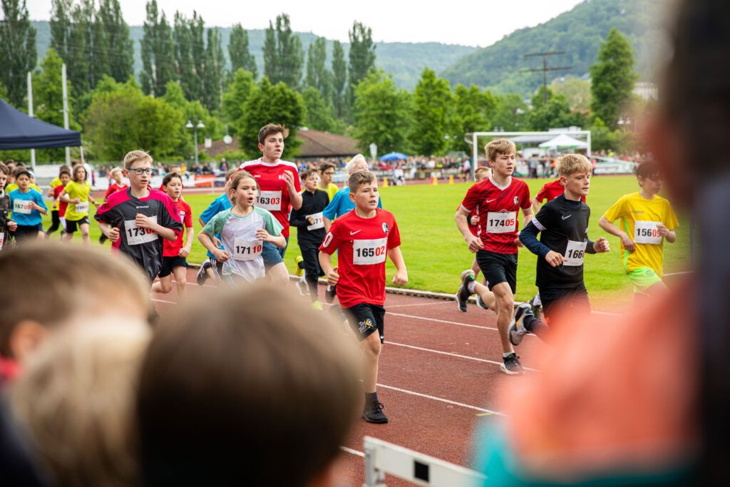 Minimarathon 2023 Bild aus dem Stadion